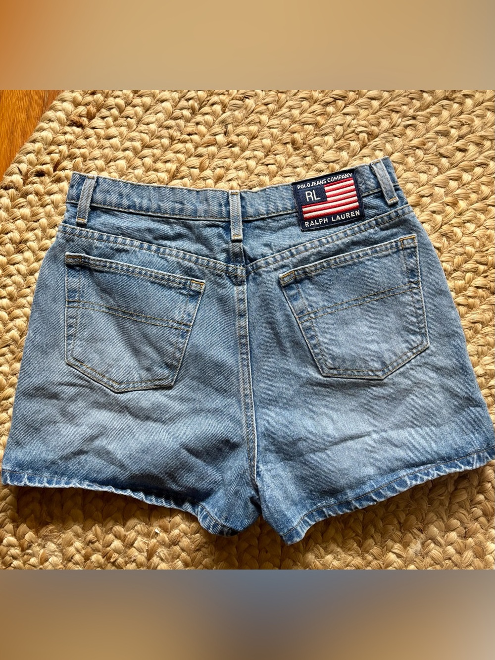 Vintage Y2K 90s Polo Ralph Lauren Denim Shorts - Picture 2 of 7